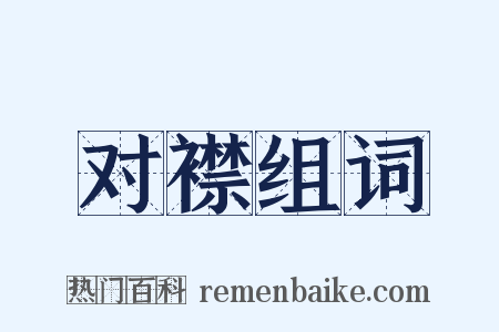 对襟组词是什么意思的图片